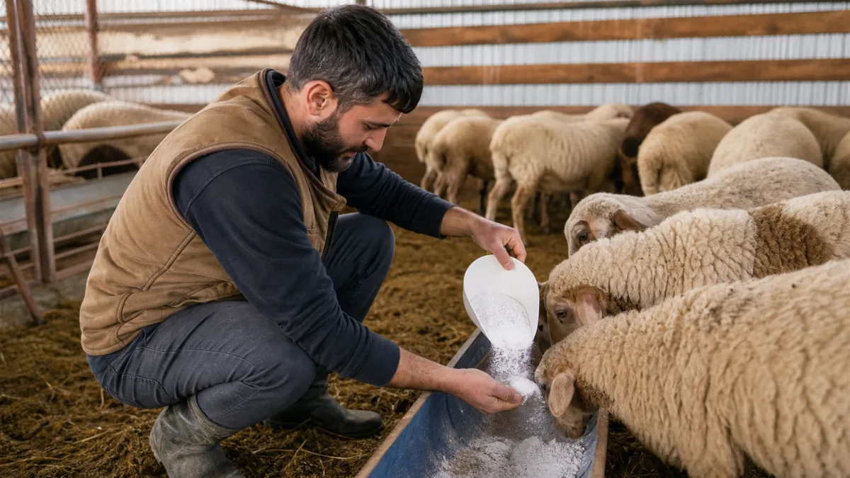 کربنات کلسیم برای گوسفند