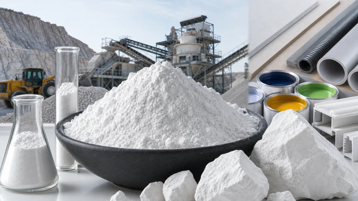 کربنات کلسیم صنعتی چیست