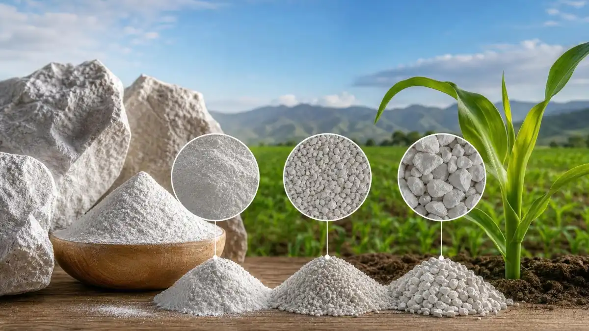 کربنات کلسیم در کشاورزی یا خوراک دام؟